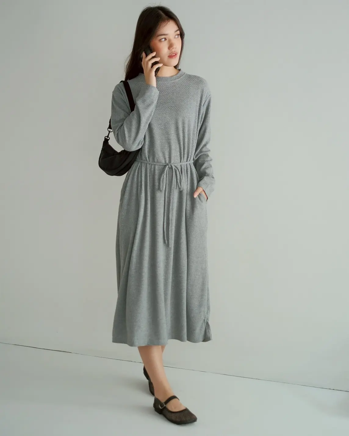 Dairi Dress Kode 80335 Grey - Image 3
