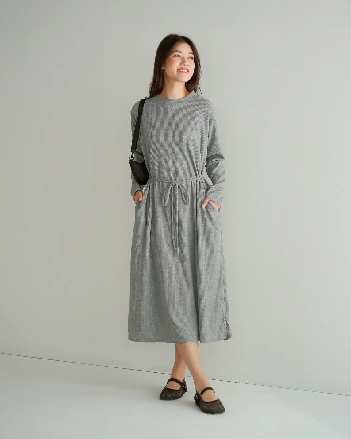 Dairi Dress Kode 80335 Grey - Image 2