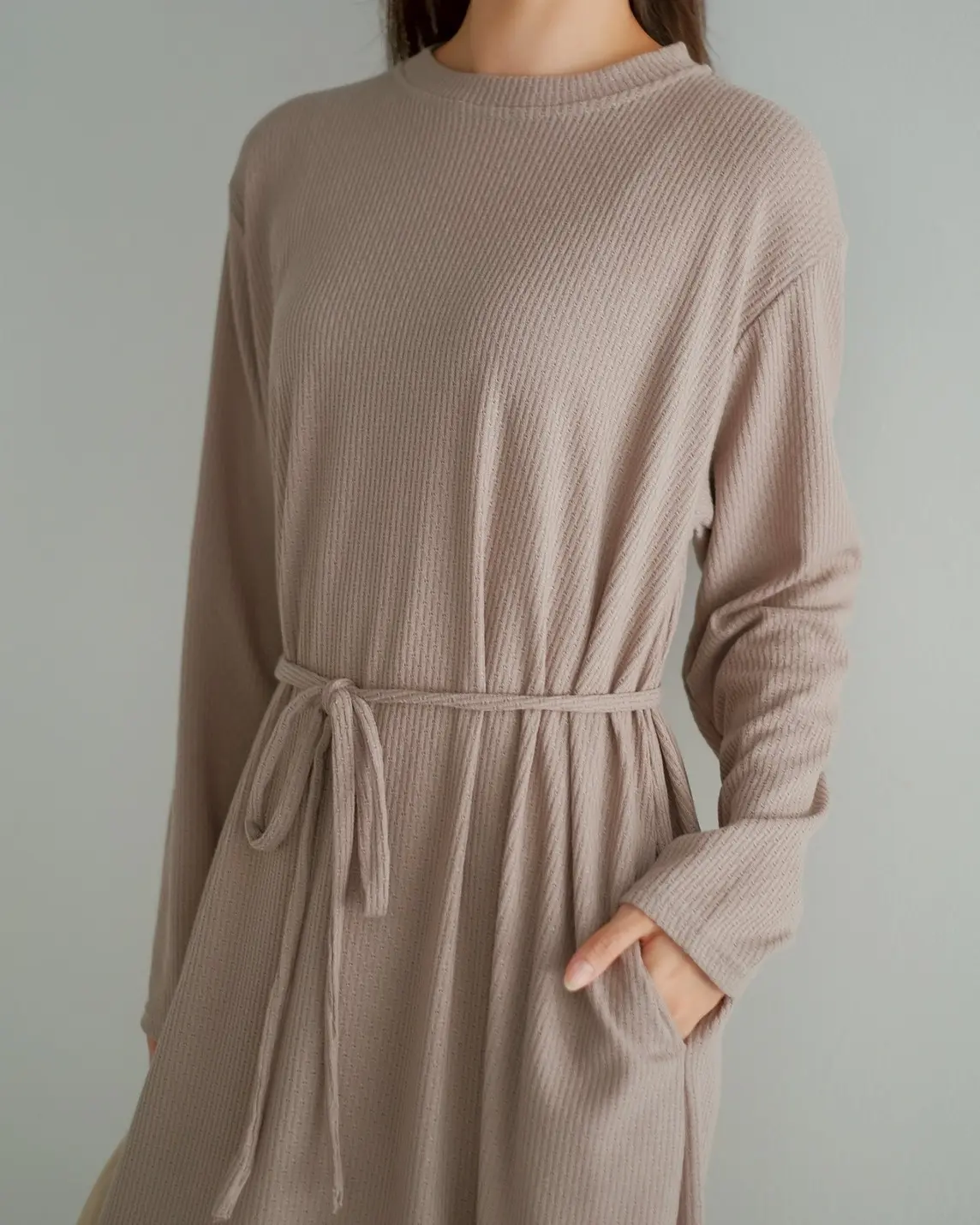 Dairi Dress Kode 80335 Khaki - Image 3