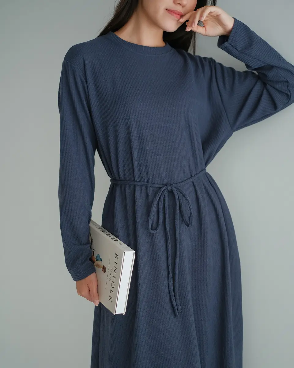 Dairi Dress Kode 80335 Blue Denim - Image 2
