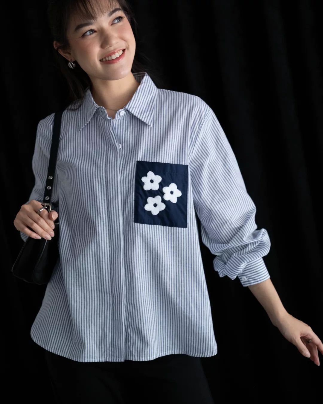 Harisa Shirt Navy