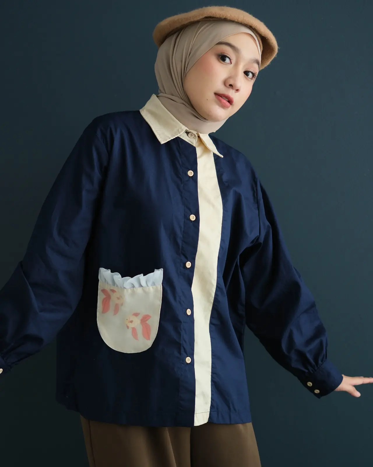 Fishbowl Shirt Navy