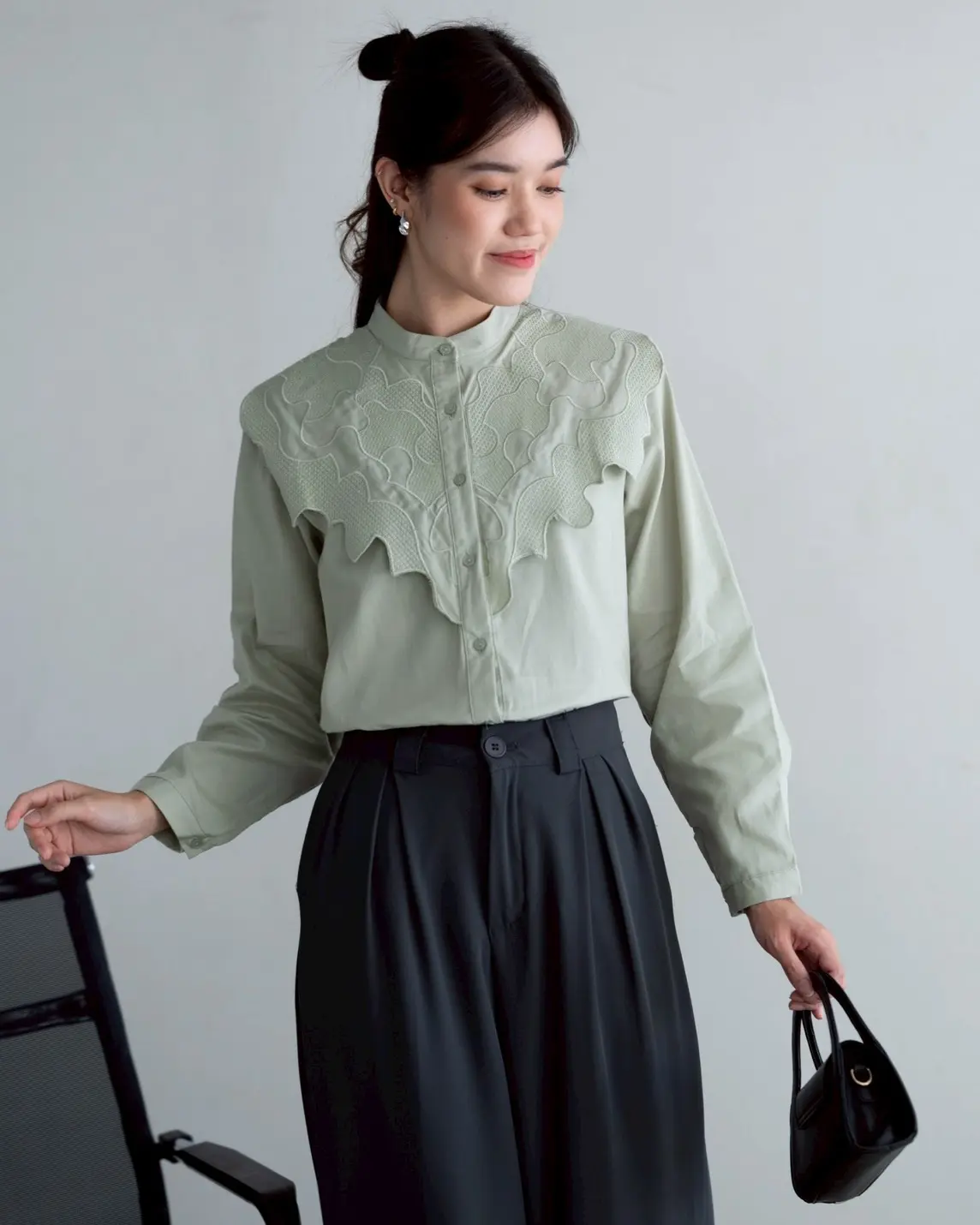 Devani Shirt Kode 3281-1 Mint - Image 2