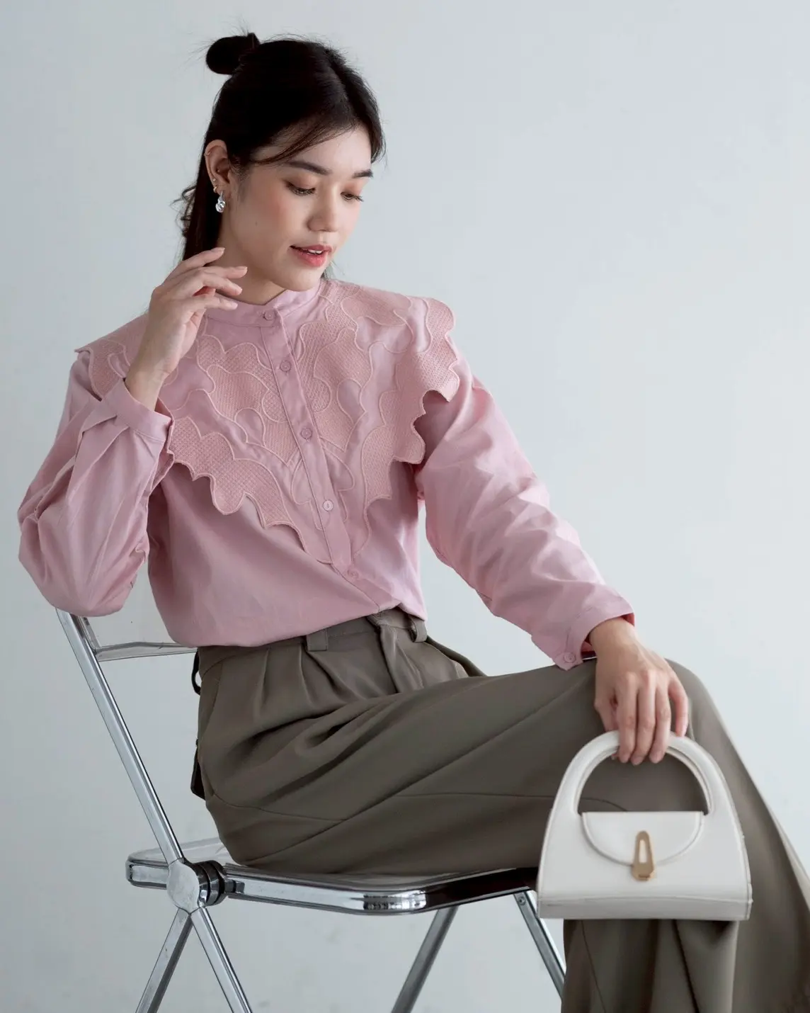 Devani Shirt Kode 3281-1 Pink - Image 3
