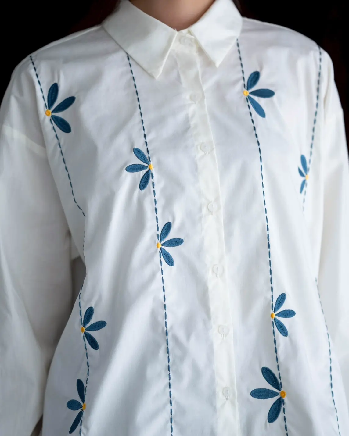 Goutre Shirt Kode 20330 Broken White - Image 2