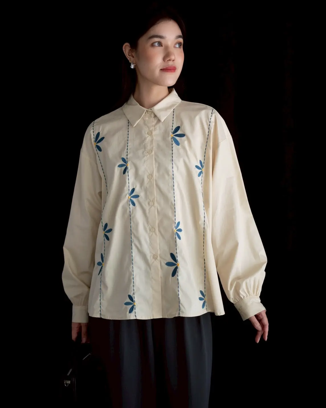 Goutre Shirt Kode 20330 Cream - Image 2