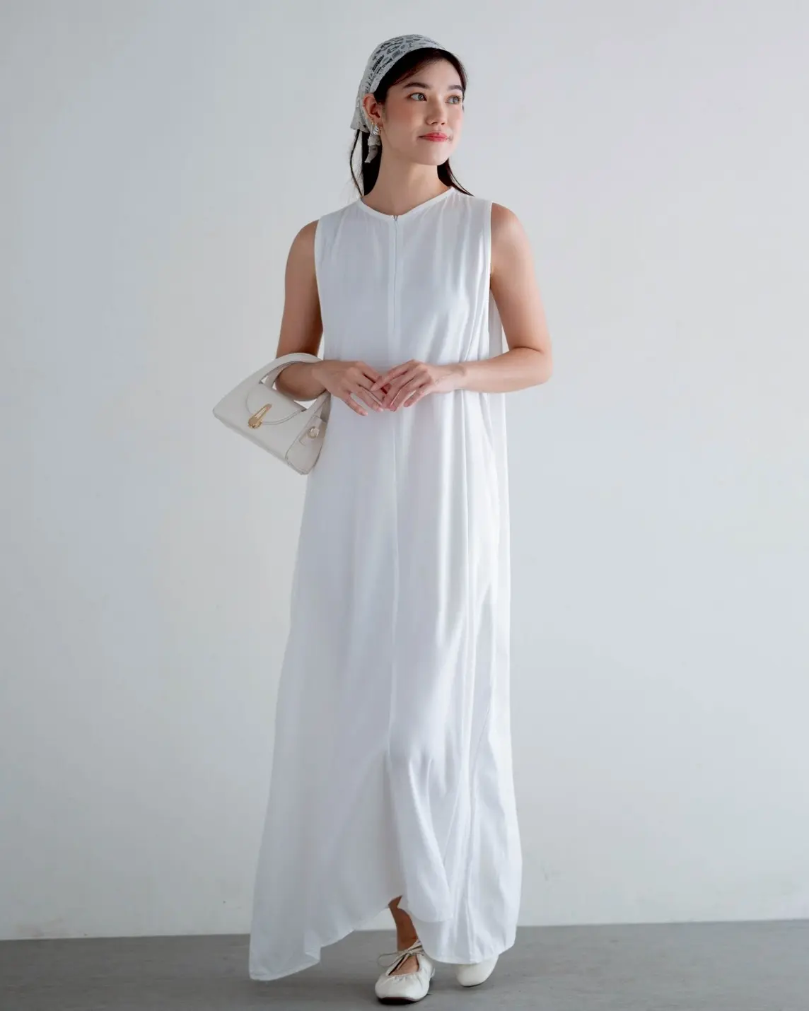 Fuyumi Maxi Dress Kode 6772 Broken White - Image 2