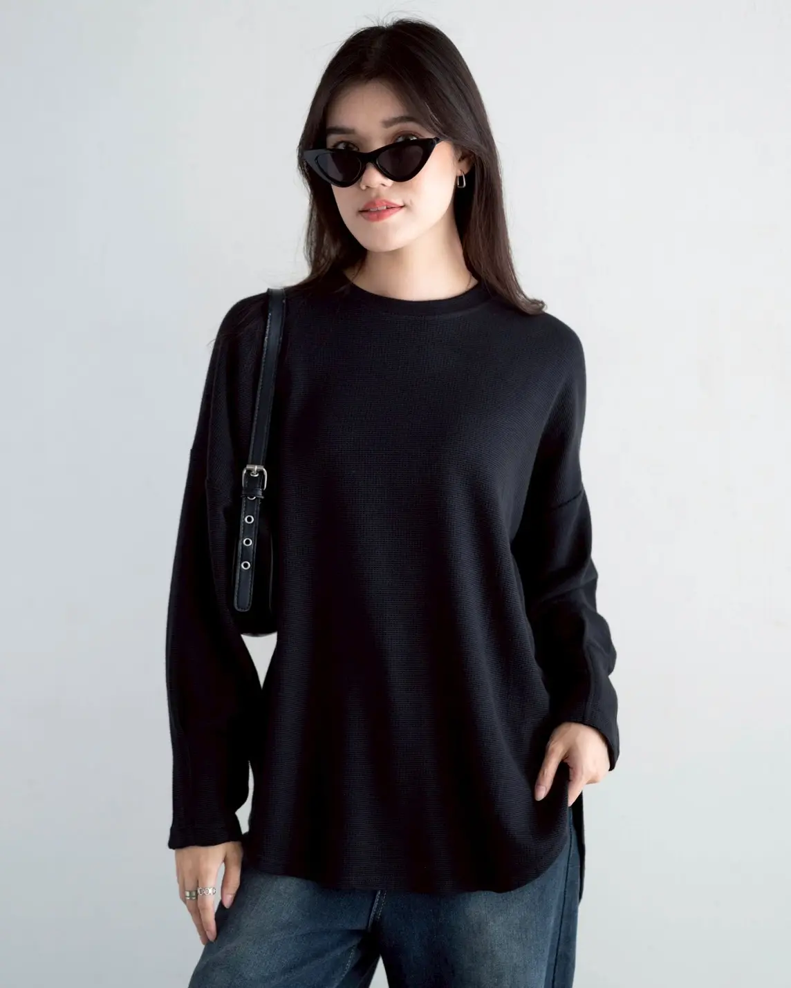 Blinda Longsleeve Kode 4792 Black - Image 2