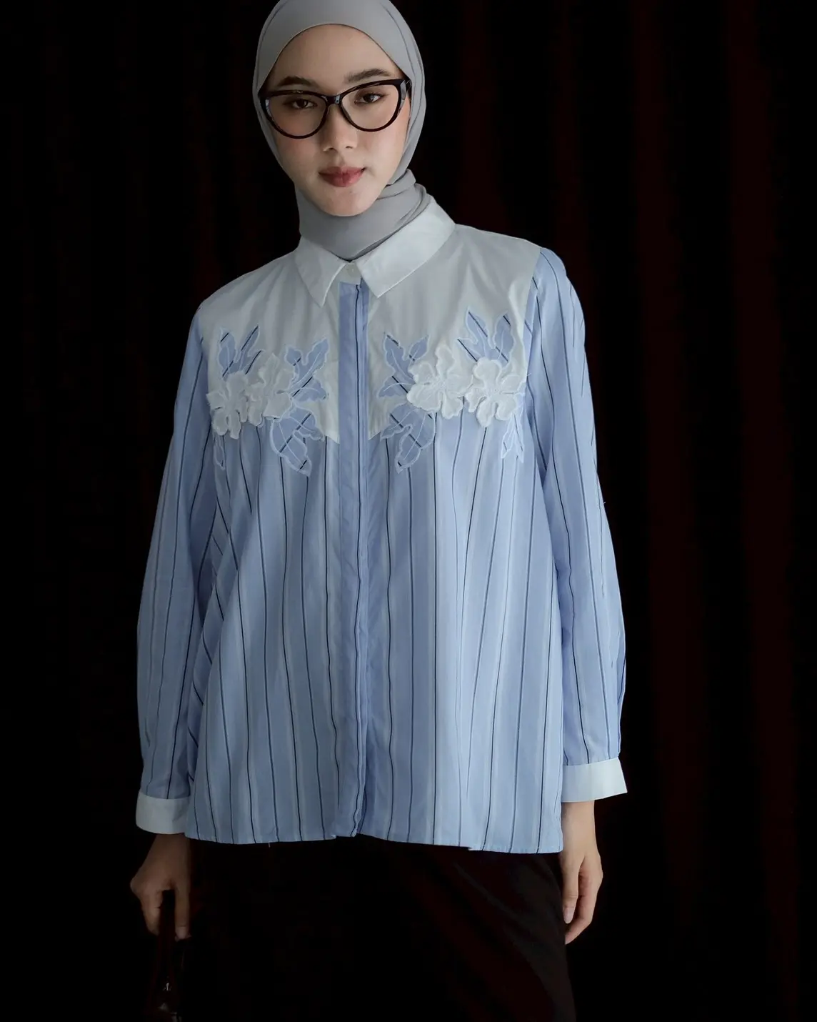 Armita Stripe Shirt Kode 60081 Blue - Image 3