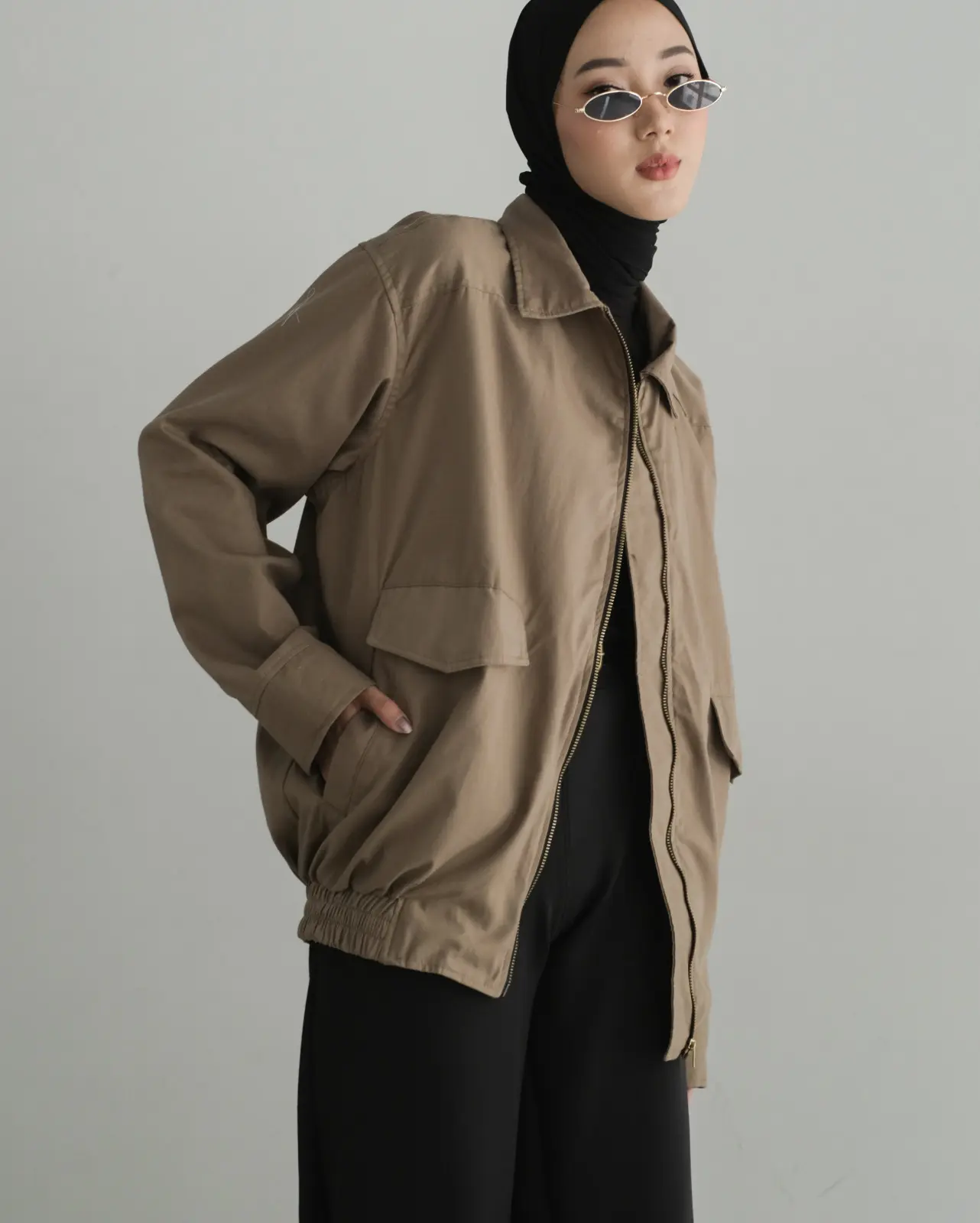Acelo Jacket Khaki - Image 3