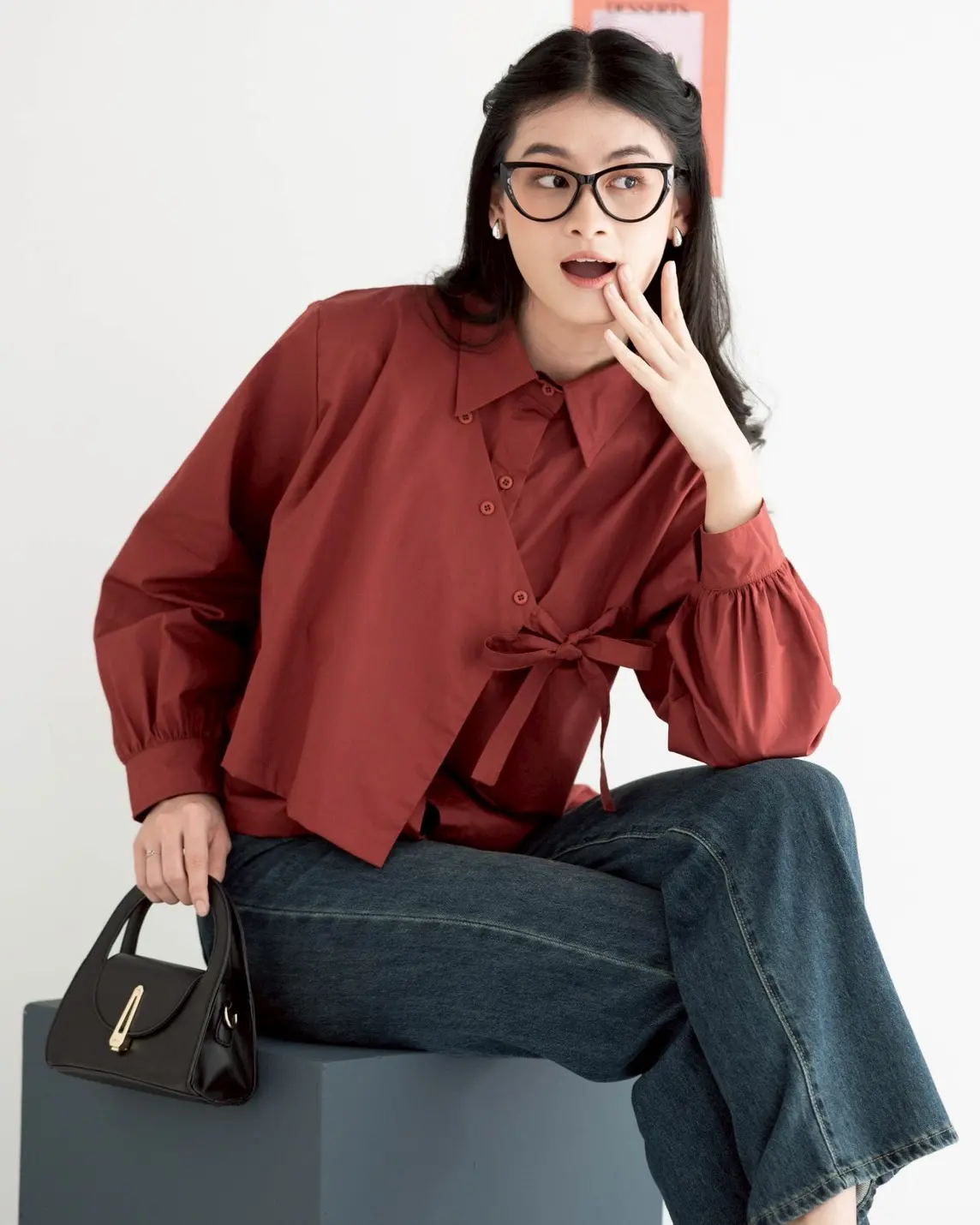 Chaerin Shirt Brick