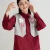 Sofia Shirt Maroon - Image 2