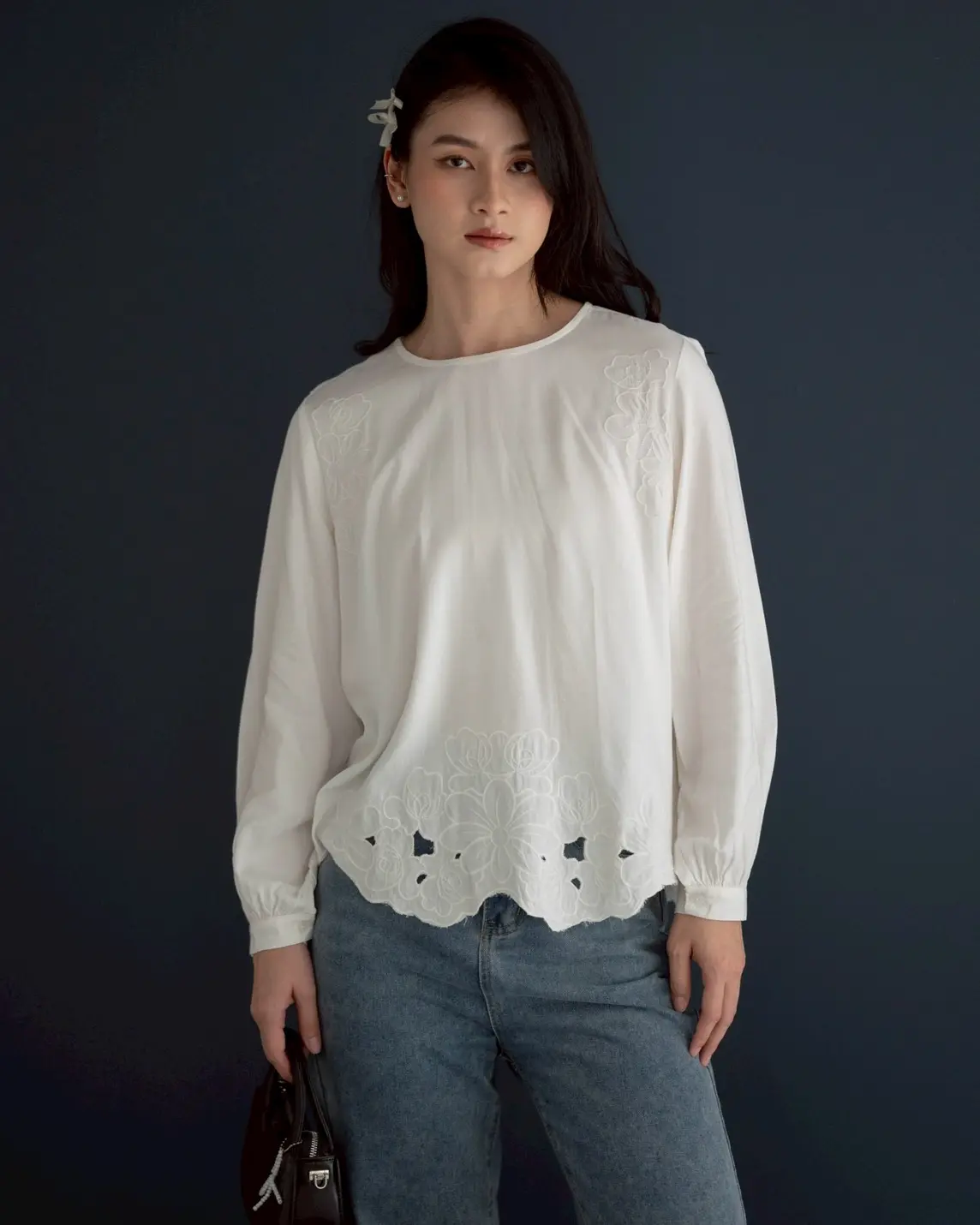 Charita Longleeve Kode 20311 Broken White - Image 2