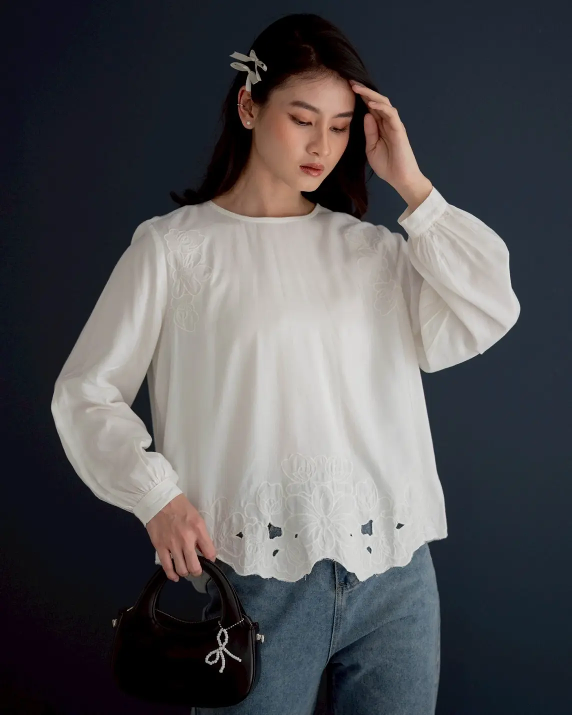 Charita Longleeve Kode 20311 Broken White