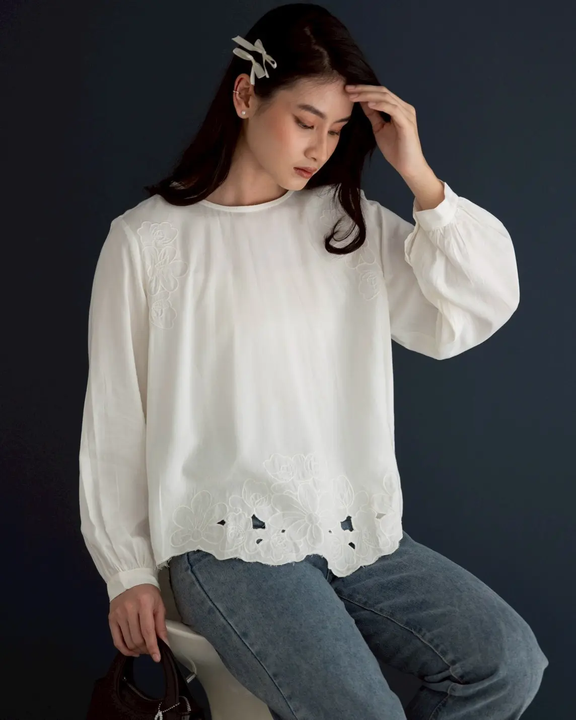 Charita Longleeve Kode 20311 Broken White - Image 4