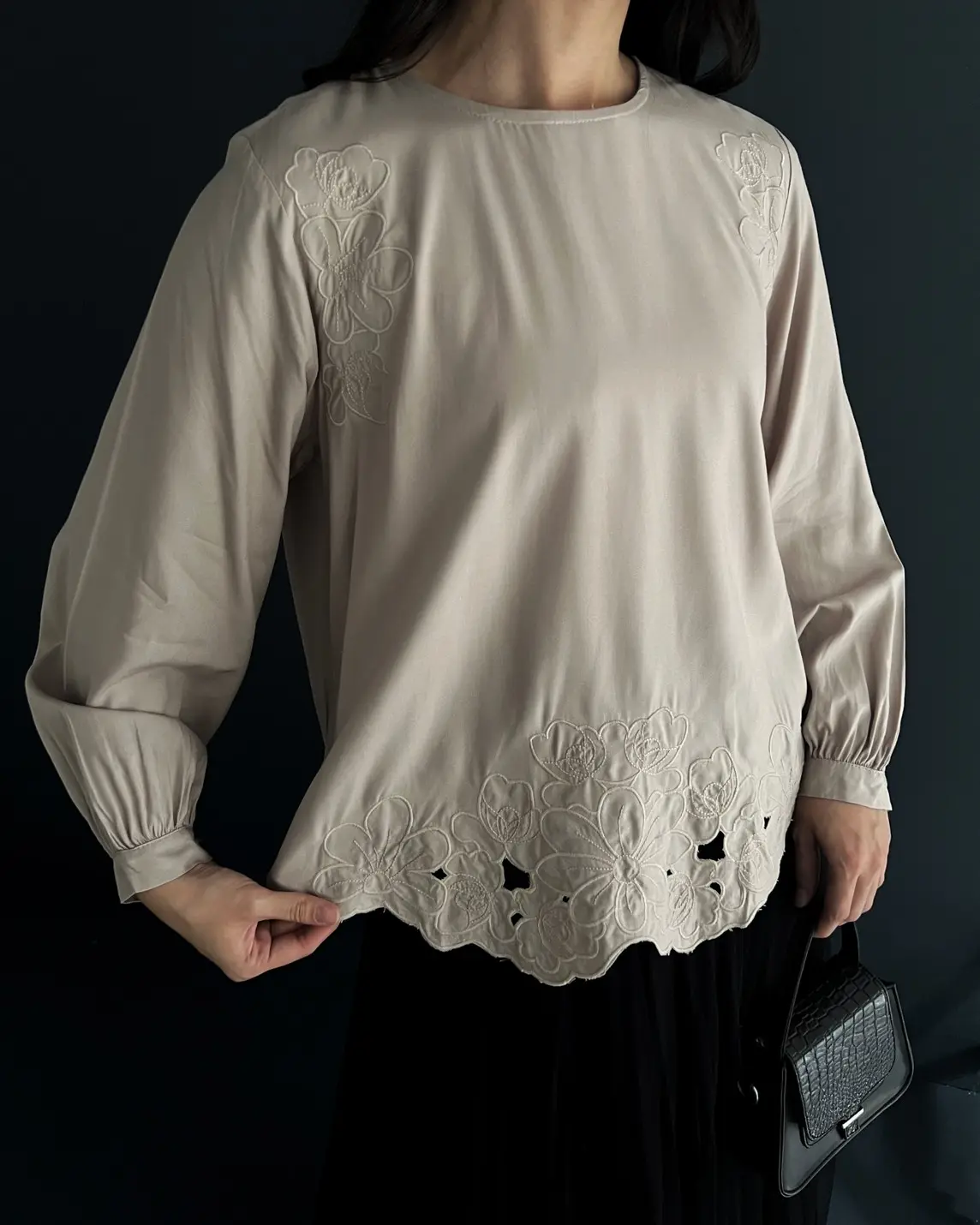 Charita Longleeve Kode 20310 Khaki - Image 2