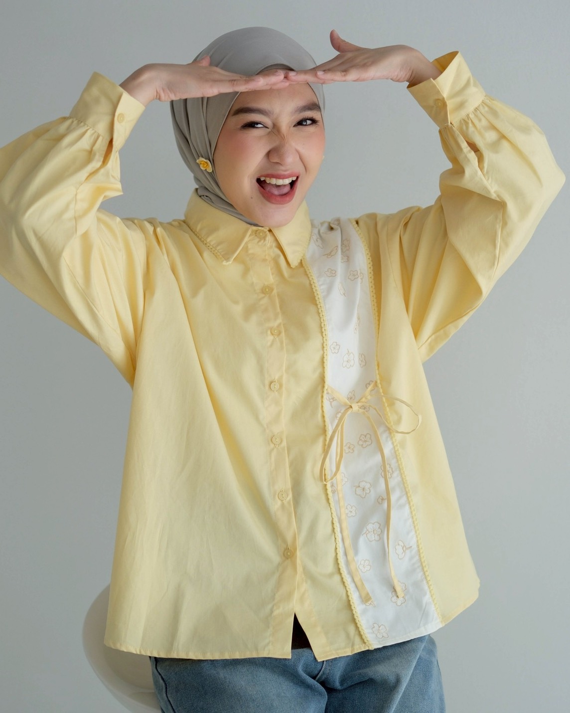 Karuri Shirt Kode 20313 Yellow - Image 2