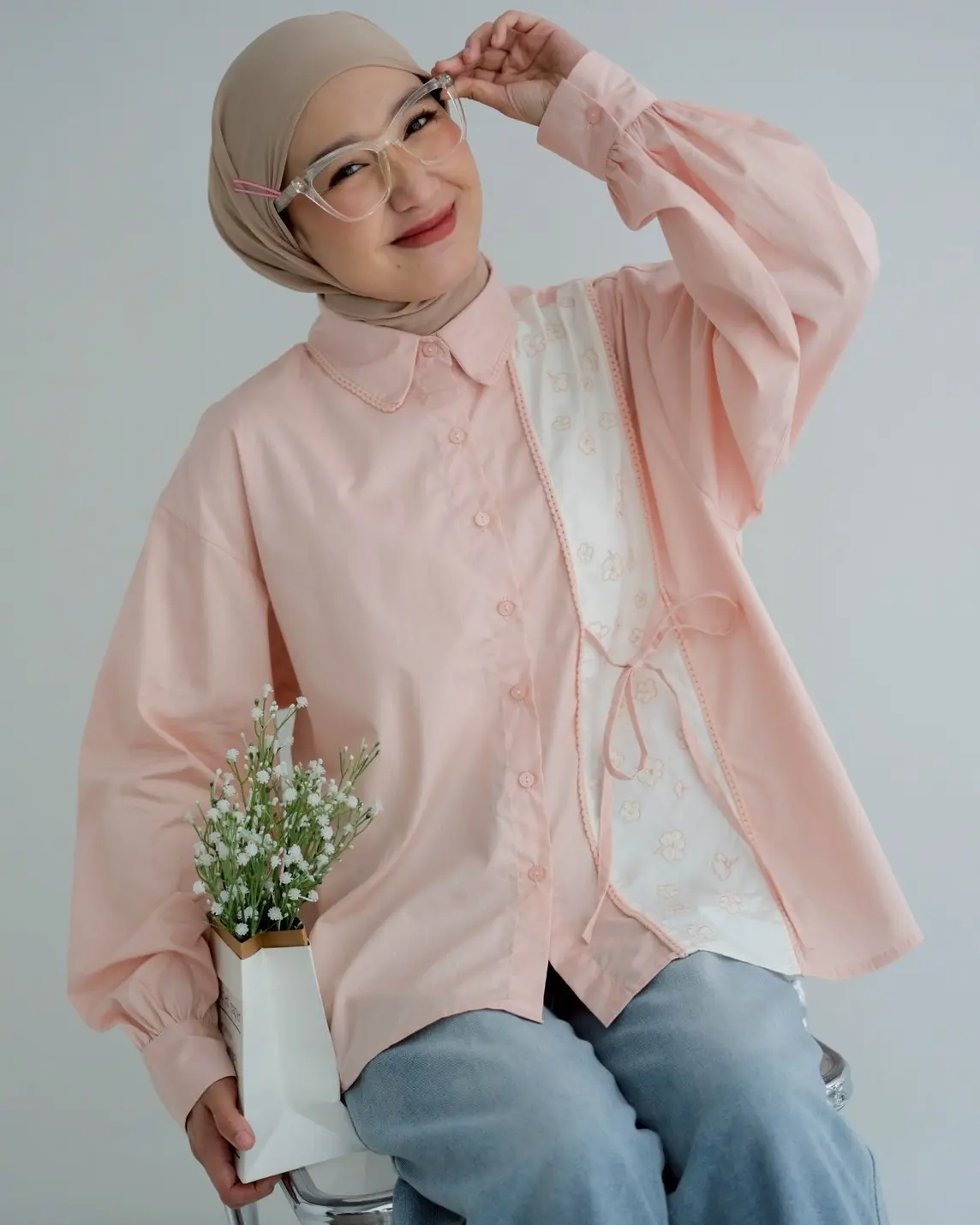 Karuri Shirt Kode 20313 Pink - Image 5