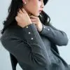 Chaifa Turtleneck Longsleeve Kode 43D Dark Grey - Image 4