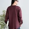 Farida Longsleeve Kode 4239 Burgundy - Image 3