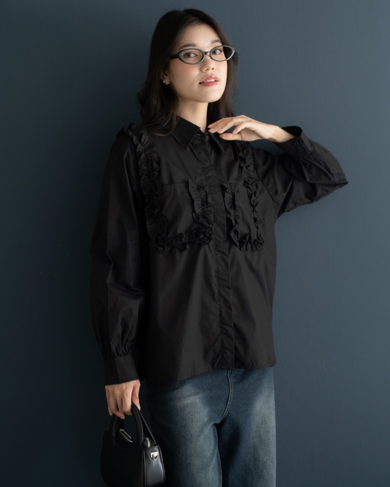 Alternative view of Leora Shirt Black