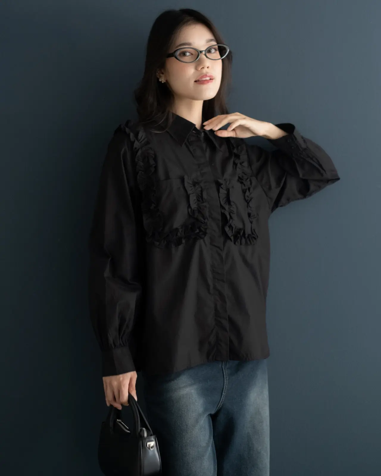 Leora Shirt Black - Image 2