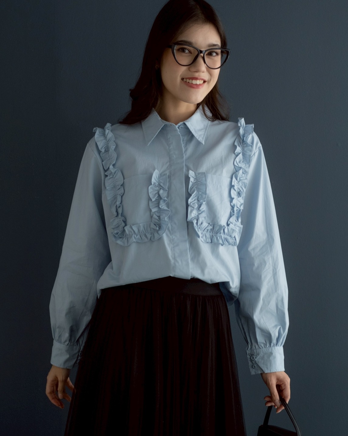 Alternative view of Leora Shirt Blue