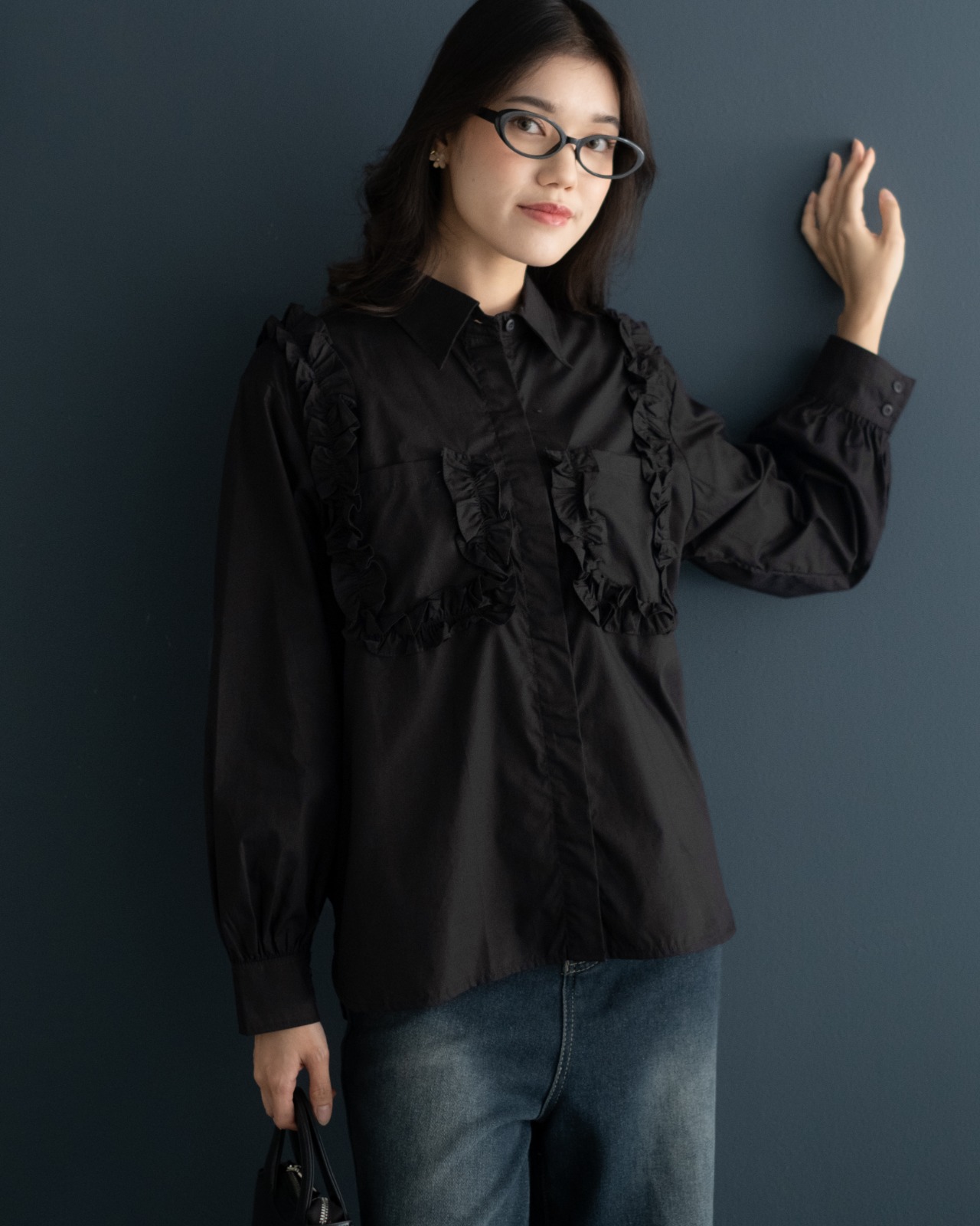 Leora Shirt Black