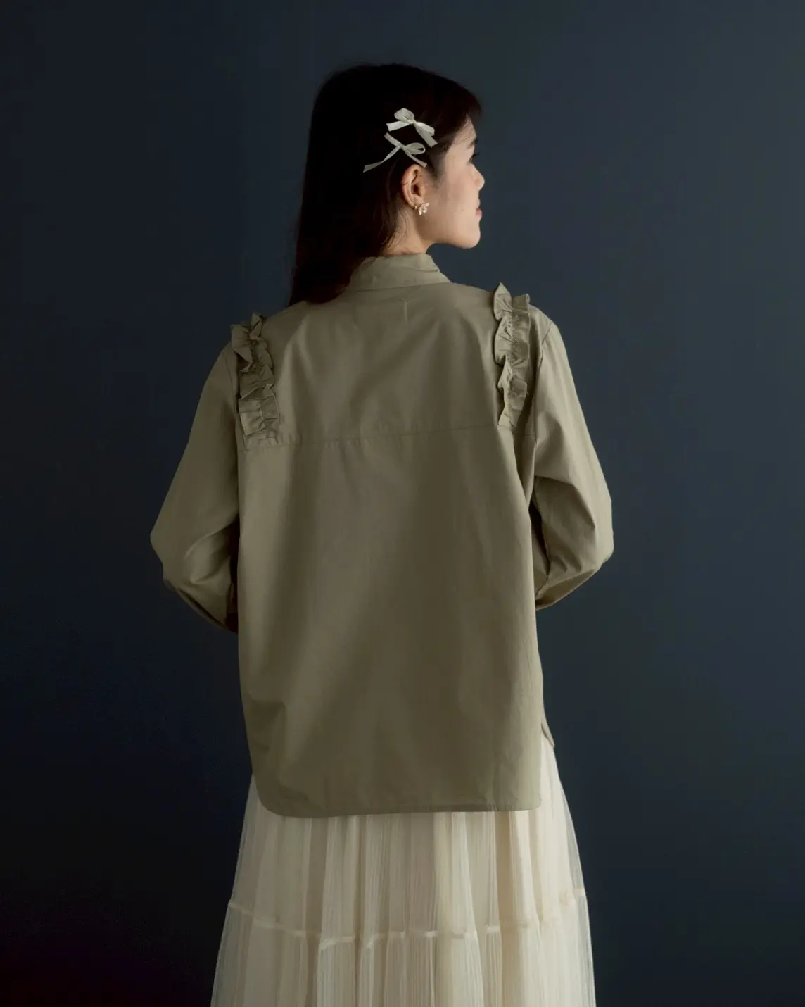 Leora Shirt Sage - Image 3