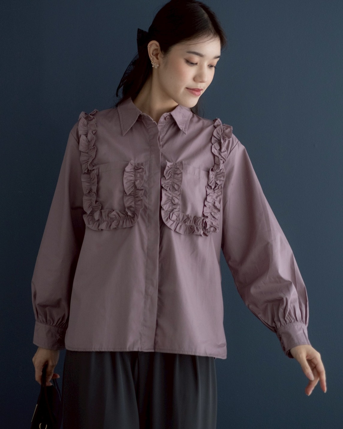 Leora Shirt Mauve