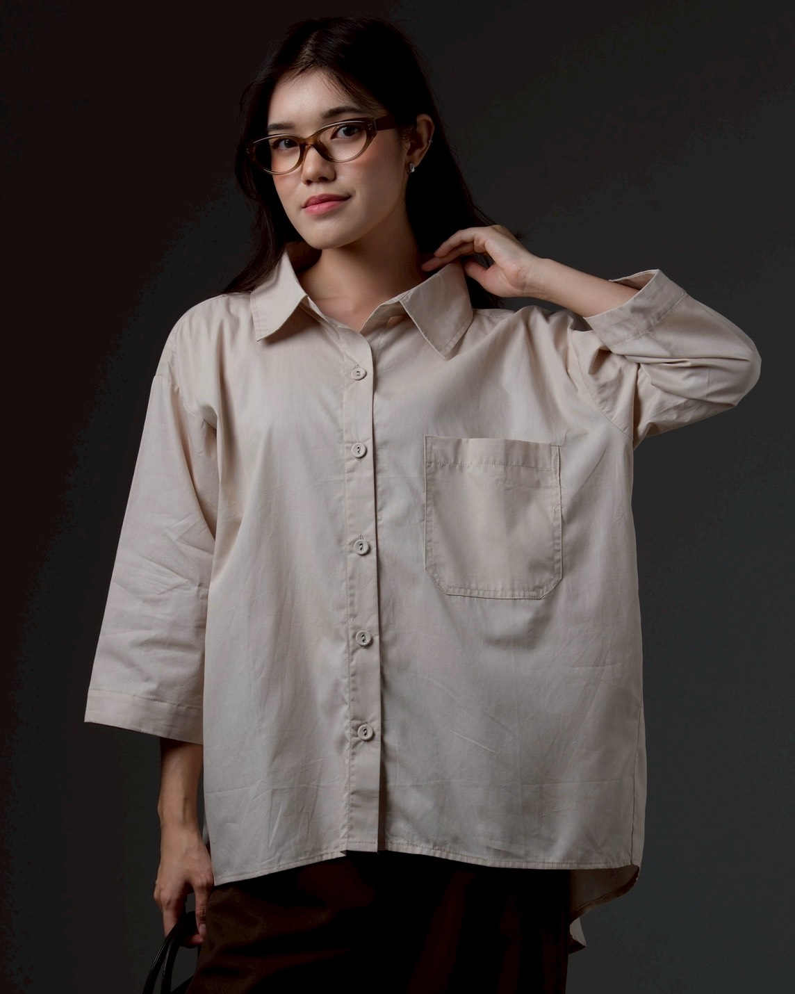 Adera Shirt Kode 025 Beige