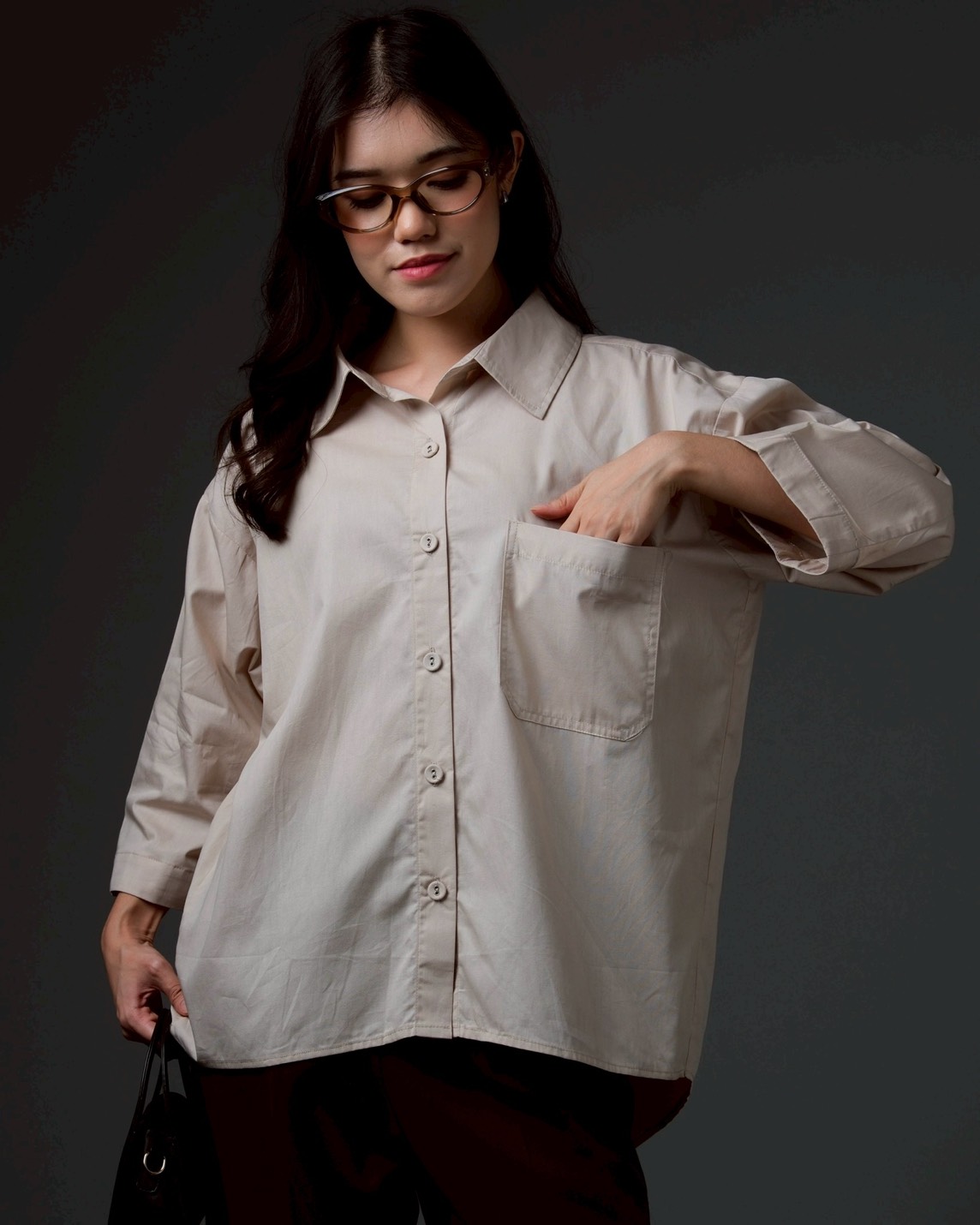 Adera Shirt Kode 025 Beige - Image 2