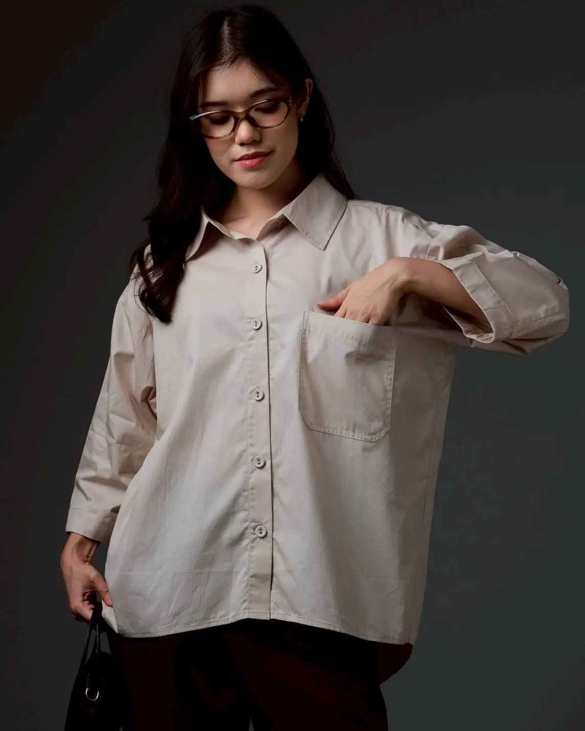 Adera Shirt Kode 025 Beige - Image 2
