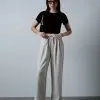 Caisa Cullote Pants Beige - Image 2