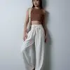 Caisa Cullote Pants Ivory - Image 2