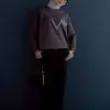 Carsen Longsleeve Kode 258F Dark Grey - Image 2