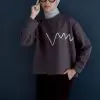 Carsen Longsleeve Kode 258F Dark Grey