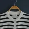 Emera Stripe Cardi Broken White - Image 2