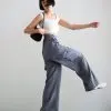 Genaya Cargo Pants Blue Denim - Image 2