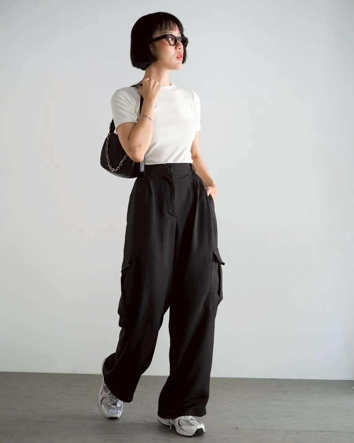 Genaya Cargo Pants Black