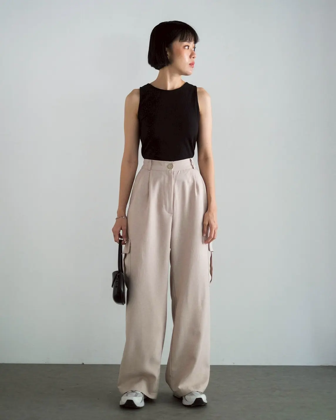 Genaya Cargo Pants Beige