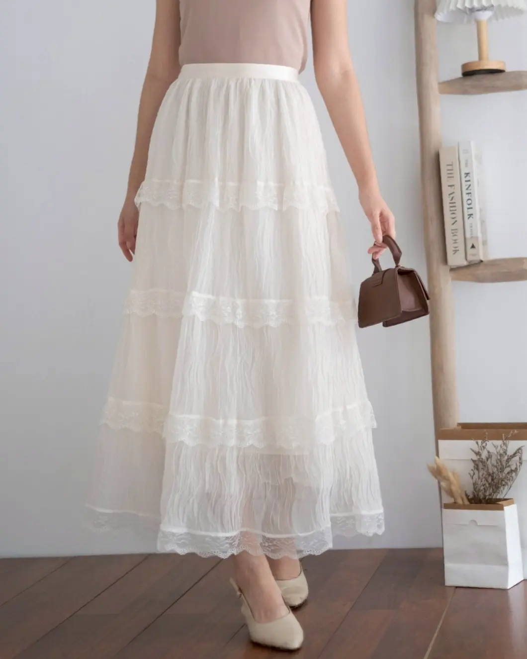 Givi Skirt Kode 266F Ivory