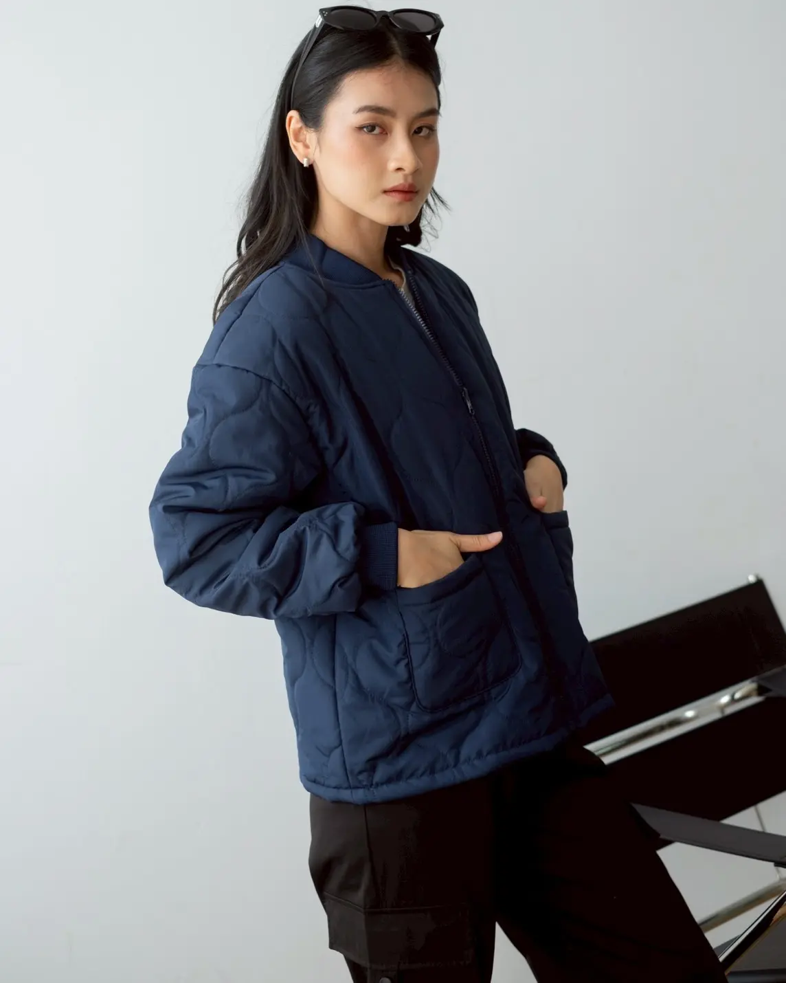 Naly Jacket Navy - Image 3