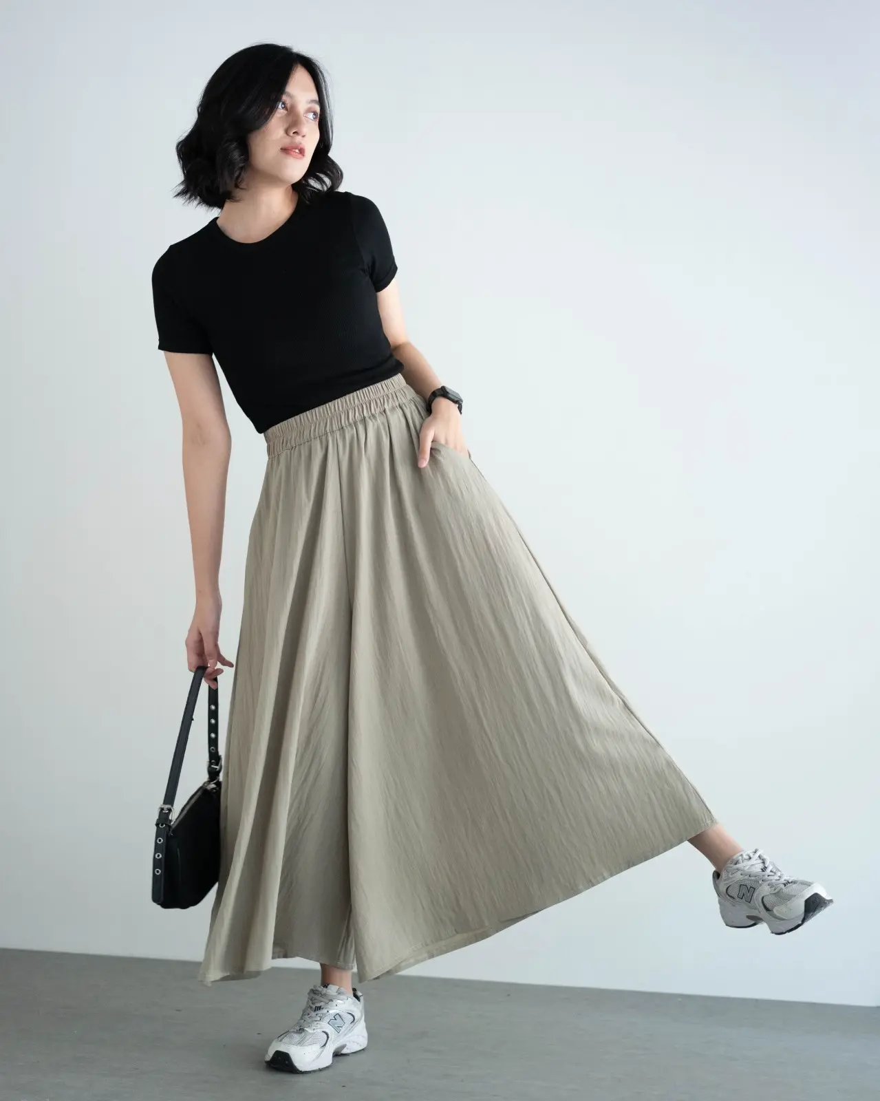 Olina Cullote Pants Kode 286F Grey - Image 2