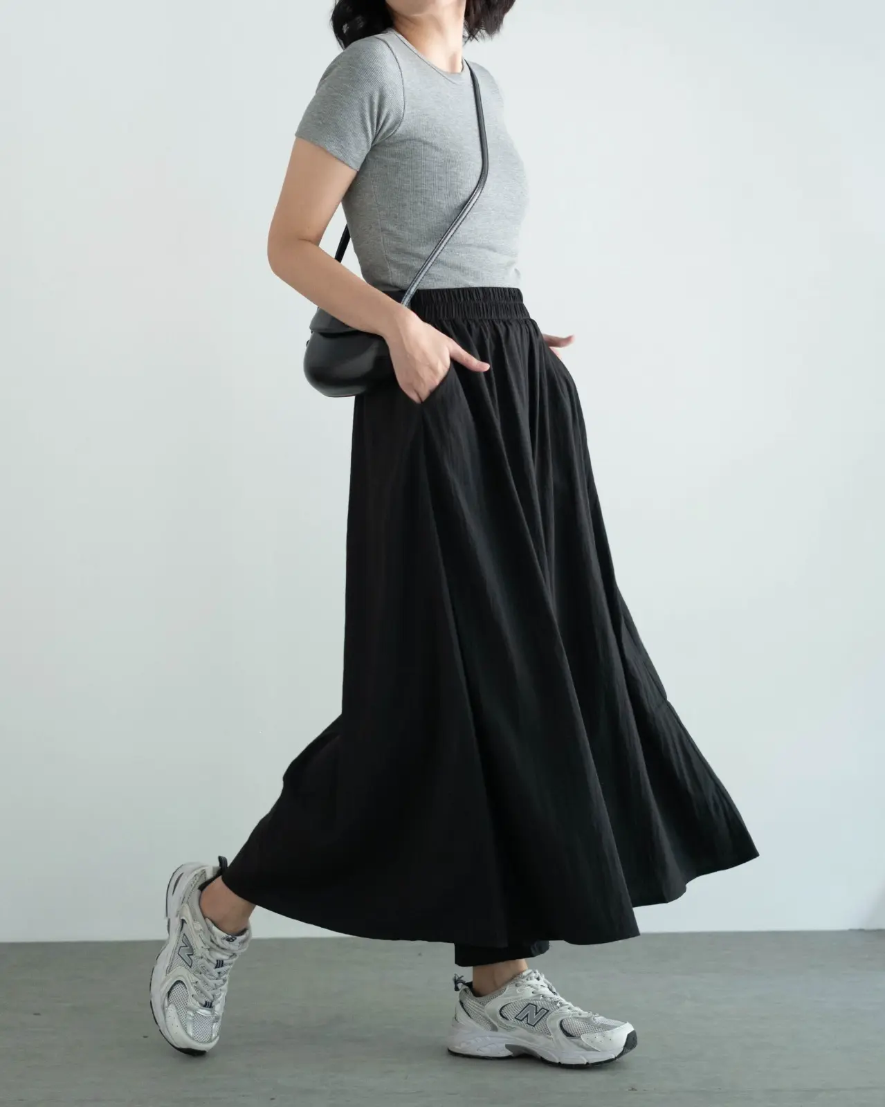 Olina Cullote Pants Kode 286F Black - Image 2