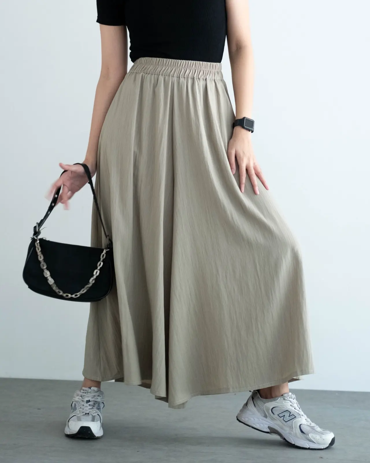 Olina Cullote Pants Kode 286F Grey