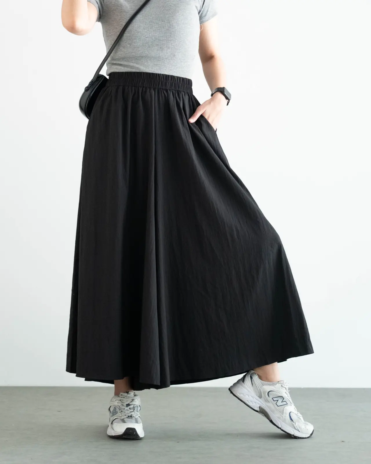Olina Cullote Pants Kode 286F Black