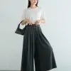 Qiola Cullote Pants Kode 233F Misty Black