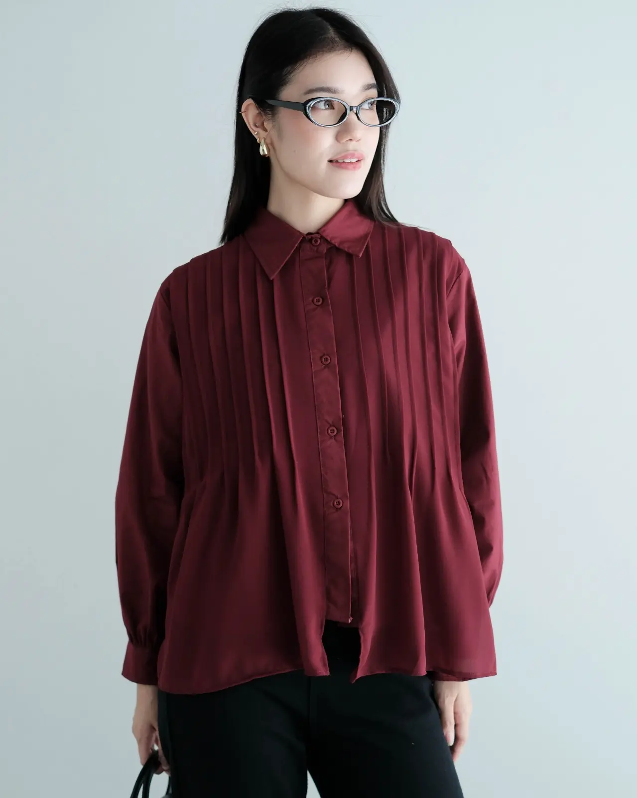 Rona Shirt Red Cherry - Image 2