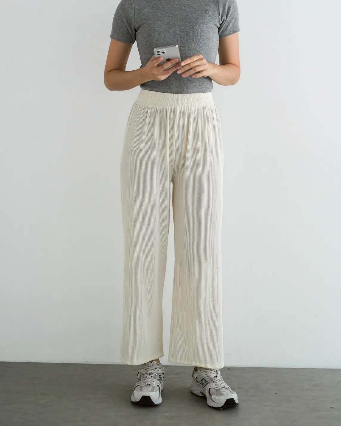 Veida Cullote Pants Ivory